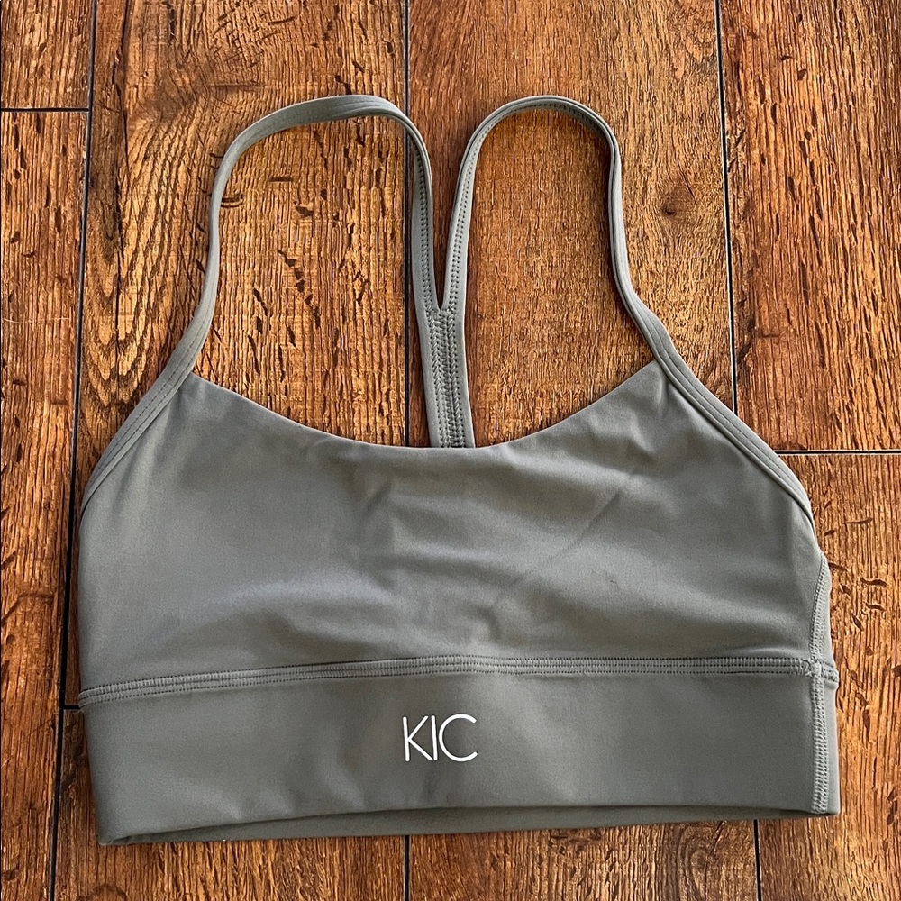 Gray Sports Bra